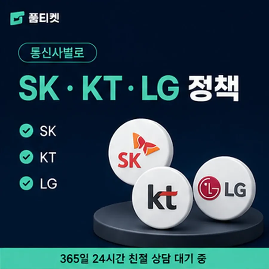 품티켓 해피머니 회선의 소액결제 한도 일회 한도 보는 곳 안내 이미지